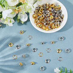 200 шт. 2-цветная железная фурнитура для люверсов&nbsp;IFIN-GF0001-59B