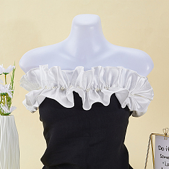 Polyester Damen Tüll Kragen&nbsp;AJEW-WH20072-25A