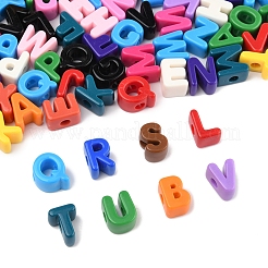 52pcs 26 Arten undurchsichtige europäische Acrylperlen&nbsp;OACR-FS0002-08