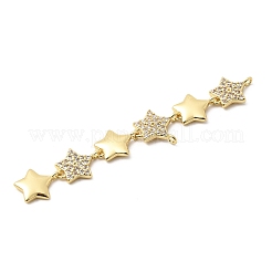 Gros pendentifs en laiton avec zircone cubique de micro pave&nbsp;KK-C164-01D-G