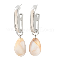 Boucles d'oreilles pendantes en laiton&nbsp;KK-CBA8324-17P