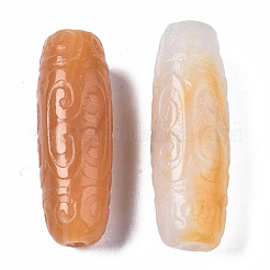 Природного серого агата бисера&nbsp;G-S359-340B