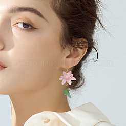 24 шт. 7 стиля имитация лотоса/листьев лотоса акриловые колпачки для бусин&nbsp;FIND-DR001-42