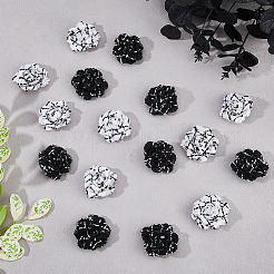 16 Stück 2 Farben Nylon Blumenornament Zubehör&nbsp;DIY-FH0007-90