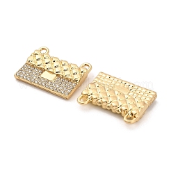 Подвески из сплава с покрытием стойки со стразами&nbsp;PALLOY-Q005-01G