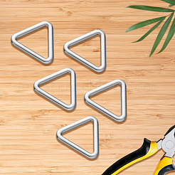 20 шт. треугольные сплавные соединительные кольца&nbsp;FIND-CY0001-17P