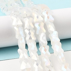 Нити стеклянных бусин ab цветной пластины&nbsp;EGLA-P051-06A-C02