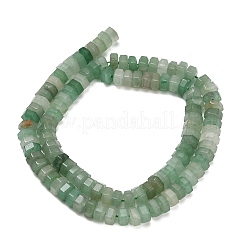 Естественный зеленый авантюрин бисер нитей&nbsp;G-G317-A04-3x6mm