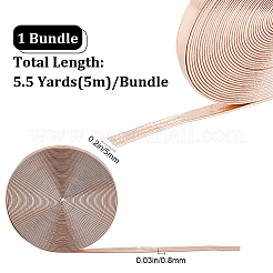 Плоский шнур из искусственной кожи 5м.&nbsp;LC-GF0001-02A-03