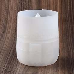 Хэллоуин тема DIY тыква Джек-о-фонарь ящик для хранения и крышка набор силиконовых форм&nbsp;LS-DIY-G058-A01