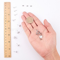 Realizzazione di orecchini a bottone fai da te&nbsp;DIY-SC0010-17