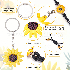 Подвески-соединители из цинкового сплава и брелок из железной смолы&nbsp;DIY-PH0008-31