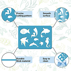 Акриловая серьга ручной работы шаблон&nbsp;DIY-WH0359-048