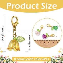 Акриловые подвесные украшения&nbsp;HJEW-YW00190