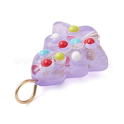 Подвески ручной работы из неровной стеклянной эмали&nbsp;PALLOY-JF04469-01