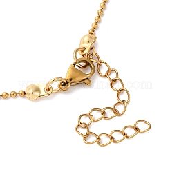 Летние пляжные ожерелья из нержавеющей стали 304 в форме ракушки с подвеской в виде морской звезды&nbsp;NJEW-TA00200