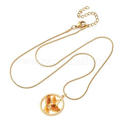 Colliers pour femmes avec pendentif en laiton émaillé&nbsp;KK-CBA3D94-01A-G