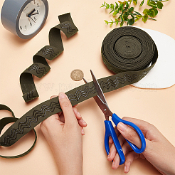 Ceinture élastique tricotée antidérapante en silicone et polyester de 10 mètre&nbsp;EC-WR0001-01