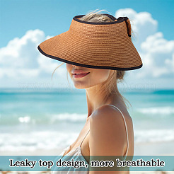 1шт полиэстеровая солнцезащитная шляпа для женщин&nbsp;AJEW-TA0002-58