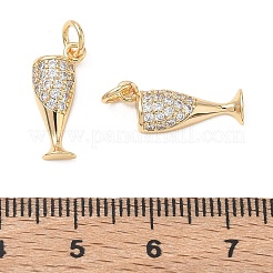 Pendentifs en laiton Shegrace avec zircon cubique transparent&nbsp;XGRQ3K203-525G