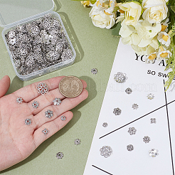 320шт 8 стиля колпачки из сплава в тибетском стиле&nbsp;FIND-UN0009-94