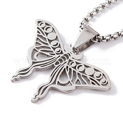 Не тускнеющие ожерелья из нержавеющей стали 304&nbsp;NJEW-Q338-03P