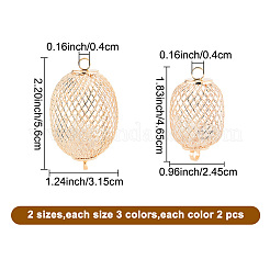 12 шт. 6 стиля подвески-соединители для фонарей из железа&nbsp;IFIN-PH0009-76