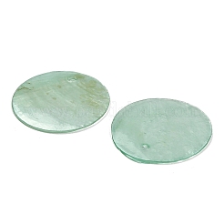 Anhänger aus natürlicher Capiz-Muschel mit Sprühfarbe bemalt&nbsp;SHEL-C010-12B