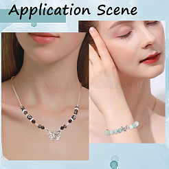 20 шт. 925 бусины-разделители из стерлингового серебра&nbsp;STER-BBC0007-37