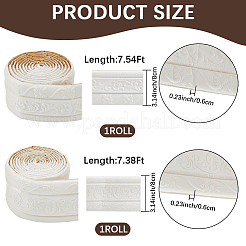 2 шт. 2 стиля самоклеящейся контактной бумаги с зернистостью xpe&nbsp;DIY-CP0011-76