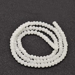 Facettierte Rondelle-Glasperlen&nbsp;GLAA-I033-4mm-03
