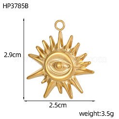 Подвески из нержавеющей стали 304&nbsp;STAS-OY010-35G