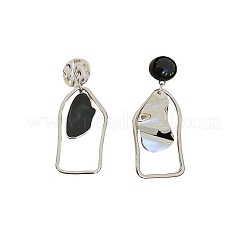 Серьги-гвоздики из сплава с эмалью «самородки»&nbsp;FS-WGBB78E-02