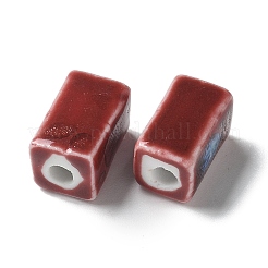 Фарфоровые бусины ручной работы&nbsp;PORC-L080-D03