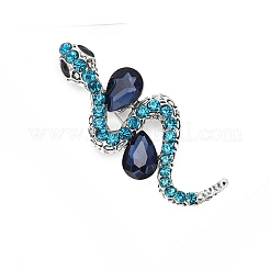 Broche de rhinestone de aleación para ropa de mochila&nbsp;PW-WG50F25-01