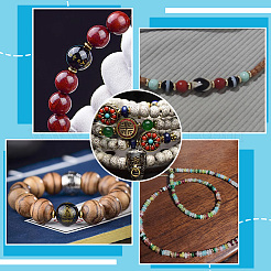 150 шт. Латунные дистанционные бусины&nbsp;KK-PH0005-59