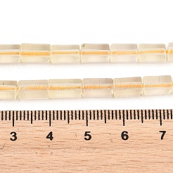Stränge aus erhitzten natürlichen Zitronenquarzperlen&nbsp;G-F832-B01-01