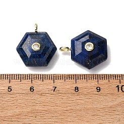 Gefärbt natürliche Lapislazuli Anhänger&nbsp;G-P588-02G-05