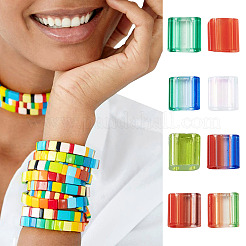 160 pièces 8 couleurs perles de rocaille en verre à 2 trous&nbsp;SEED-BT0001-02