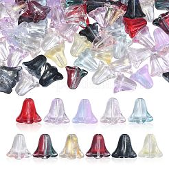 100шт полупрозрачные стеклянные бусины&nbsp;GLAA-CJ0002-21