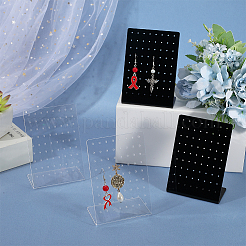 4шт 2-х цветные акриловые подставки для сережек&nbsp;EDIS-SP0001-04A