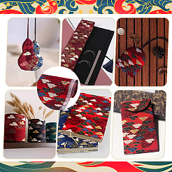 1 м хлопчатобумажной ткани в японском стиле&nbsp;DIY-FG0008-59A