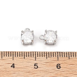 Латунные микро проложить кубического циркония подвески&nbsp;KK-D382-04P-03