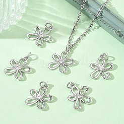 Ciondoli Shegrace in ottone con micro pavé di zirconi cubici trasparenti&nbsp;XGRQ3P283-630P