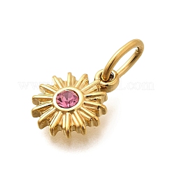 Подвески из нержавеющей стали 304 со стразами&nbsp;STAS-M109-02G