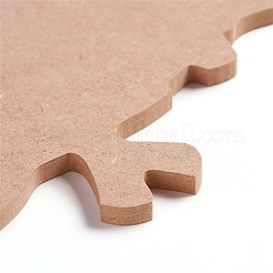 Bases de mosaïque en bois naturel non teint&nbsp;WOOD-G005-01