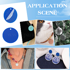 Непрозрачные акриловые подвески&nbsp;SACR-WH0006-32C-01