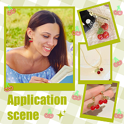 Подвеска из вишневого стекла&nbsp;PALLOY-PH01685