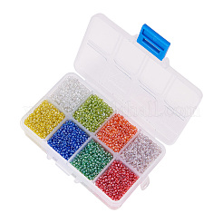 12/0 круглые бусины из стекла семян&nbsp;SEED-X0050-2mm-17