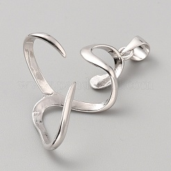 925 серебряный кулон неправильной формы в форме кабошона&nbsp;STER-WH0010-41